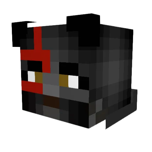LordSnowVH Minecraft avatar head, 3D render