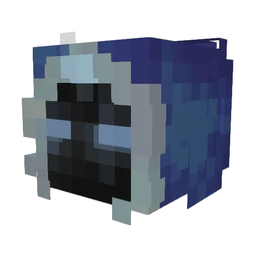 LordSolomon Minecraft avatar head, 3D render