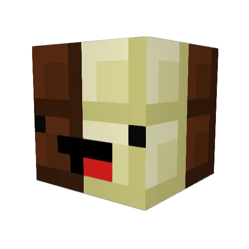 LordSpaghettl Minecraft avatar head, 3D render