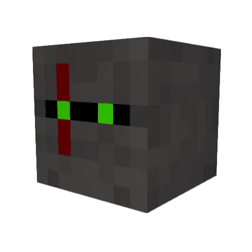 LordSpinner Minecraft avatar head, 3D render