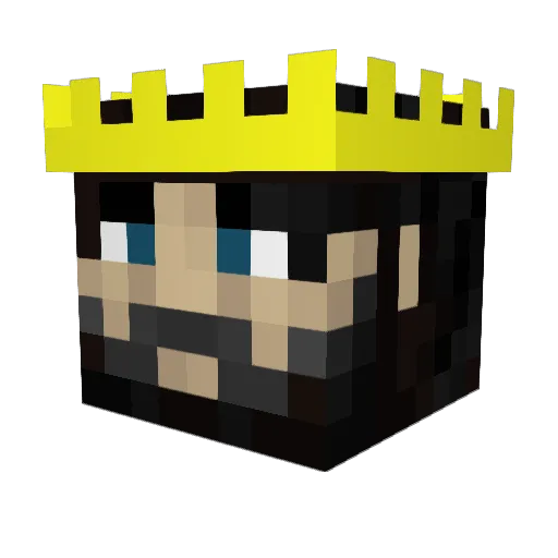 LordStivenV Minecraft avatar head, 3D render