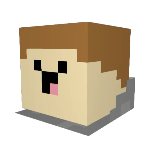 LordTDboy Minecraft avatar head, 3D render