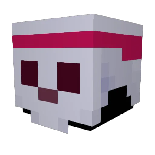 LordTae Minecraft avatar head, 3D render