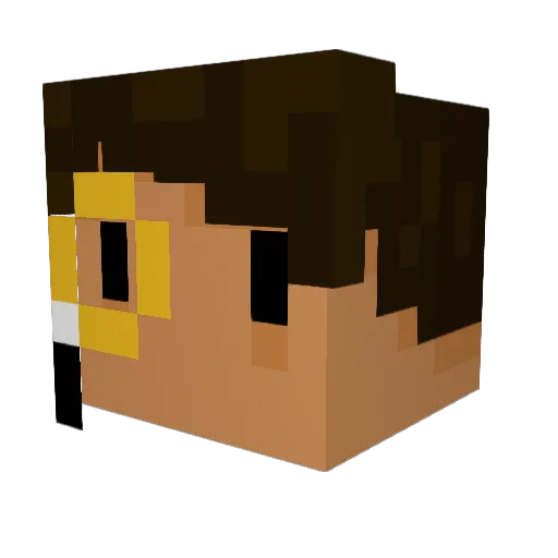 LordTay_IV Minecraft avatar head, 3D render