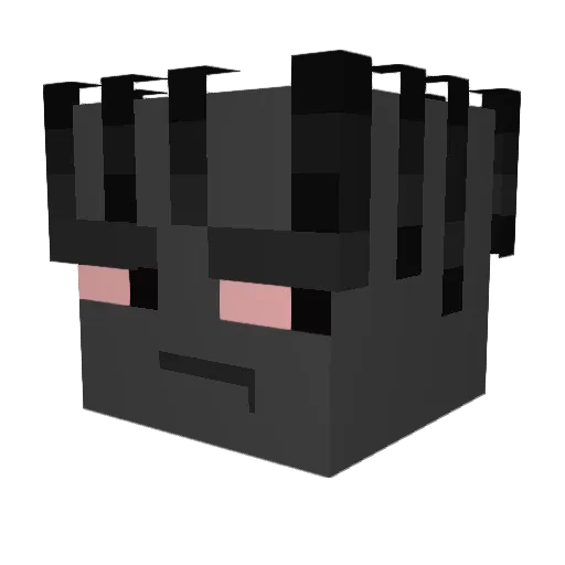LordTendo234 Minecraft avatar head, 3D render