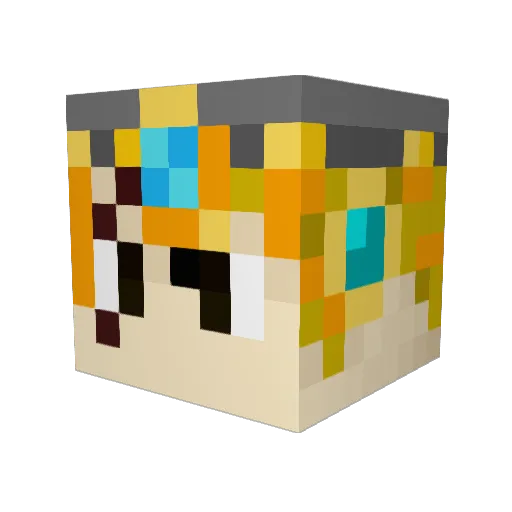 LordThendyom Minecraft avatar head, 3D render