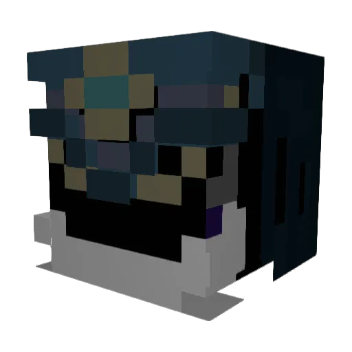 LordThethan Minecraft avatar head, 3D render