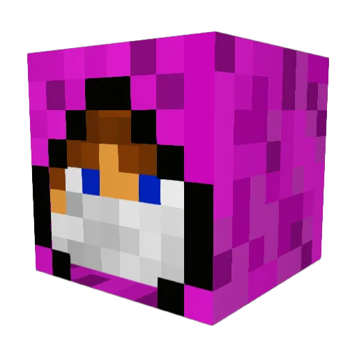 LordTorettes Minecraft avatar head, 3D render