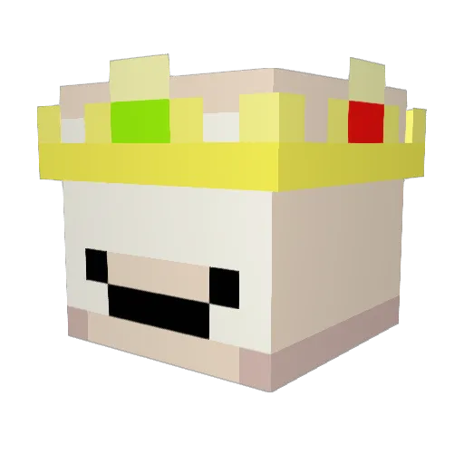LordTriple Minecraft avatar head, 3D render