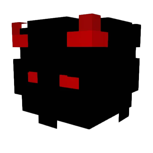 LordVenom21 Minecraft avatar head, 3D render