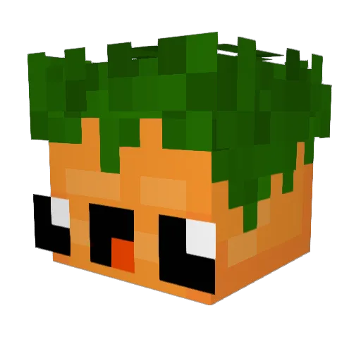 LordVentus Minecraft avatar head, 3D render