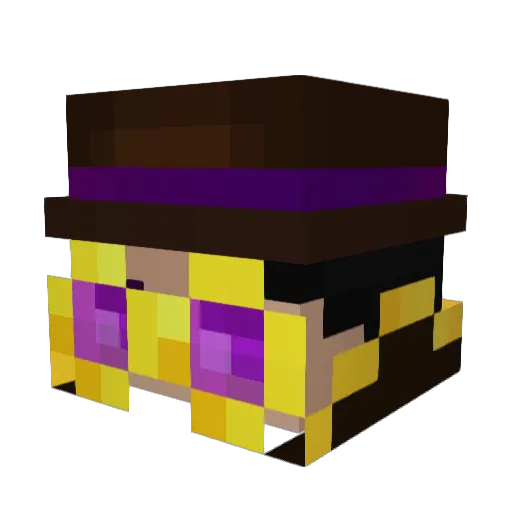 LordVesumon Minecraft avatar head, 3D render