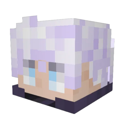 LordVoltamitron Minecraft avatar head, 3D render