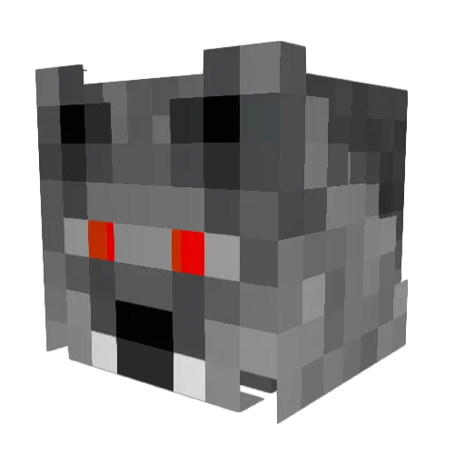 LordWanted Minecraft avatar head, 3D render