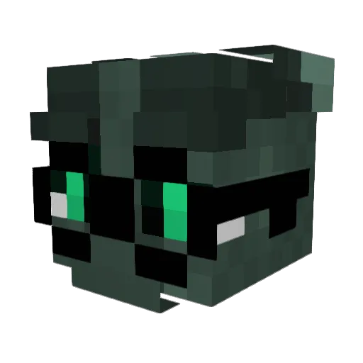 LordWashy Minecraft avatar head, 3D render