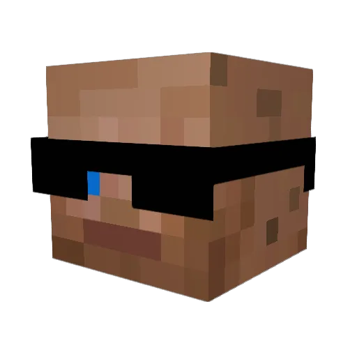 LordYandros Minecraft avatar head, 3D render