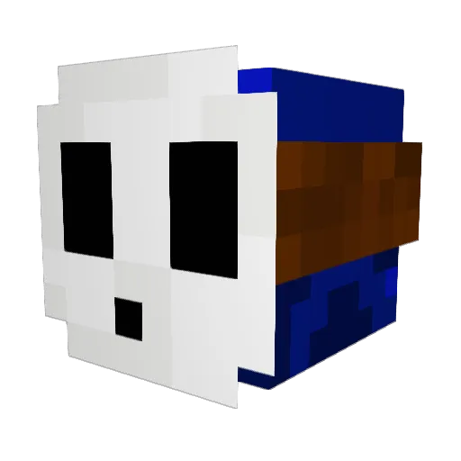 LordZethh Minecraft avatar head, 3D render