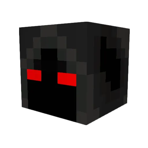 LordZocker Minecraft avatar head, 3D render