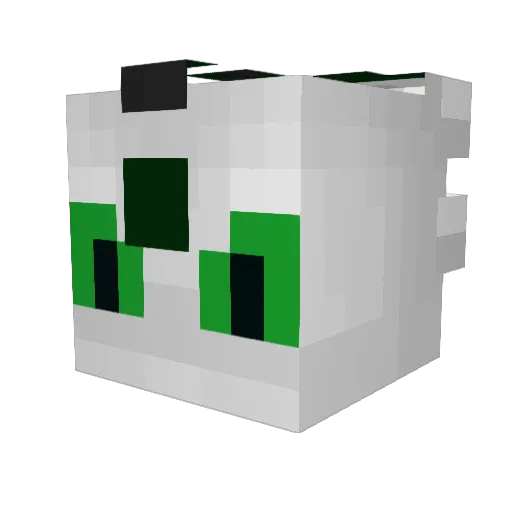 Lord_AT Minecraft avatar head, 3D render