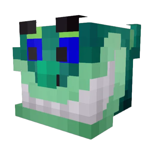 Lord_Adobe Minecraft avatar head, 3D render
