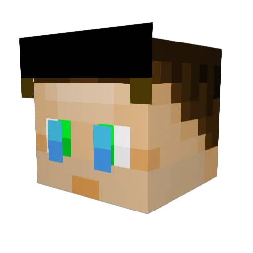 Lord_Akronos Minecraft avatar head, 3D render