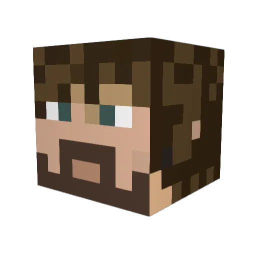 Lord_Astron Minecraft avatar head, 3D render