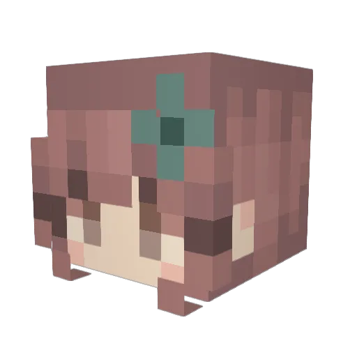 Lord_Aura Minecraft avatar head, 3D render