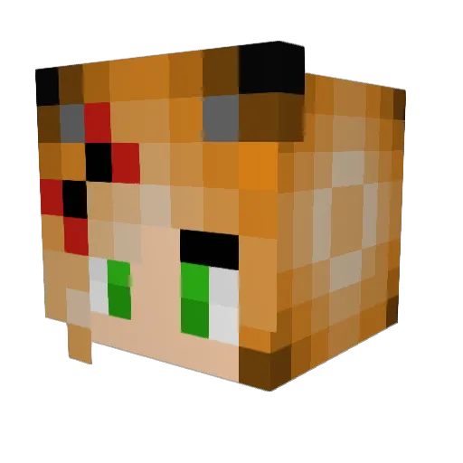 Lord_Azura Minecraft avatar head, 3D render