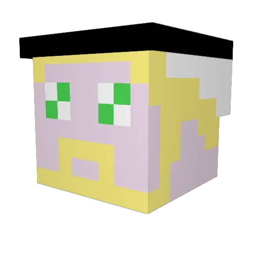 Lord_Birk Minecraft avatar head, 3D render