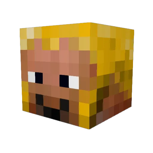 Lord_Bryon Minecraft avatar head, 3D render