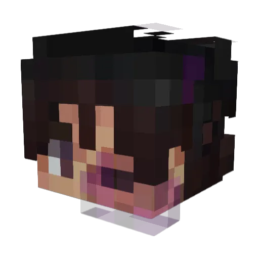 Lord_Bunny789 Minecraft avatar head, 3D render