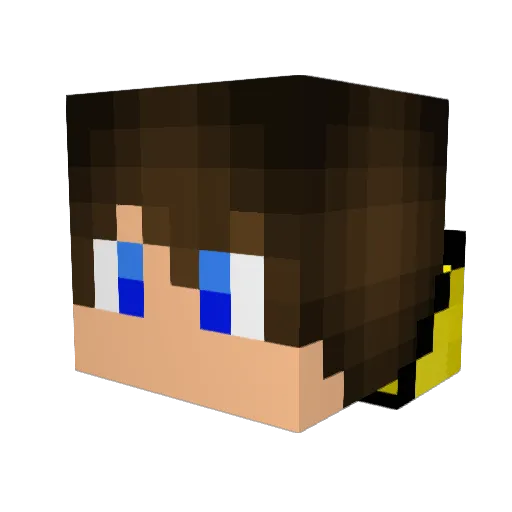 Lord_Challe Minecraft avatar head, 3D render