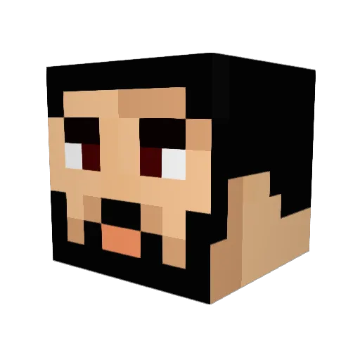 Lord_Chamberlin Minecraft avatar head, 3D render