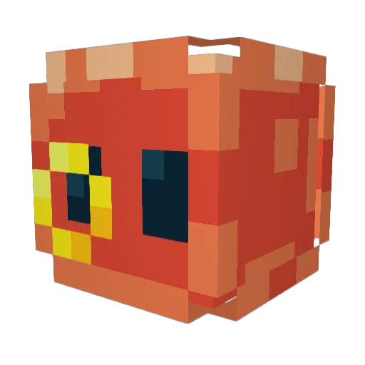 Lord_Citrus_II Minecraft avatar head, 3D render