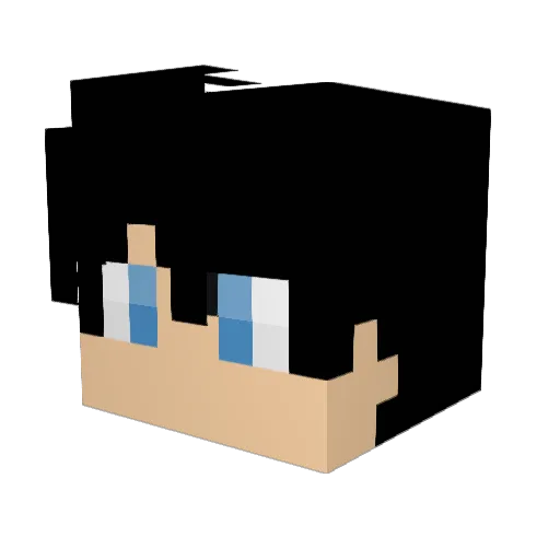 Lord_Corwu Minecraft avatar head, 3D render