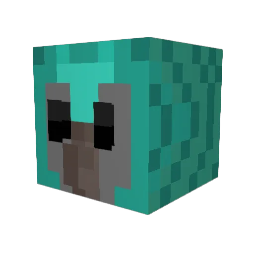 Lord_Daven Minecraft avatar head, 3D render