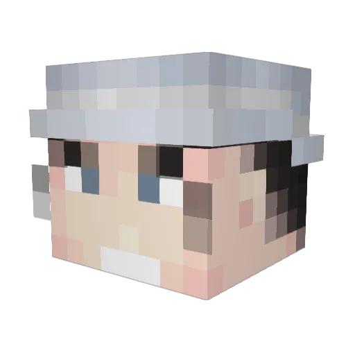 Lord_Dejvus Minecraft avatar head, 3D render