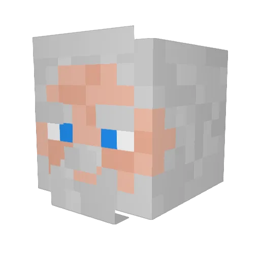Lord_Donuticus Minecraft avatar head, 3D render