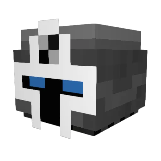 Lord_Fefiro Minecraft avatar head, 3D render