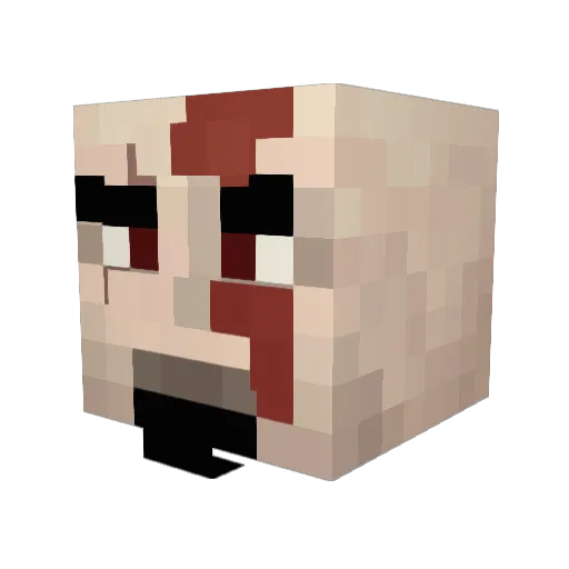 Lord_George_ Minecraft avatar head, 3D render