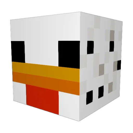Lord_Giavani Minecraft avatar head, 3D render
