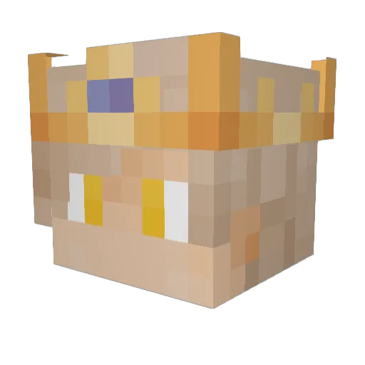 Lord_Green6 Minecraft avatar head, 3D render