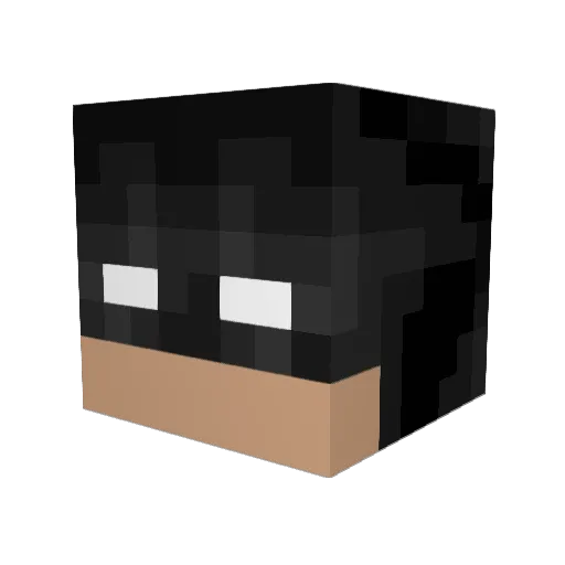 Lord_Gripshaw Minecraft avatar head, 3D render
