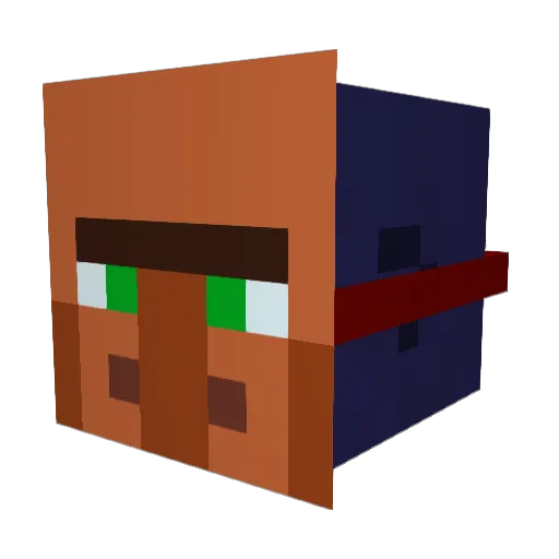 Lord_Guppy Minecraft avatar head, 3D render