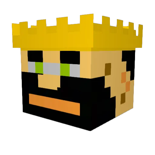 Lord_HoboJo Minecraft avatar head, 3D render