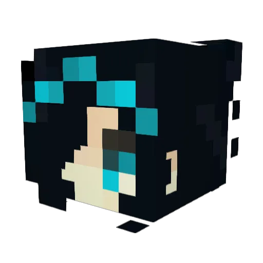 Lord_III Minecraft avatar head, 3D render