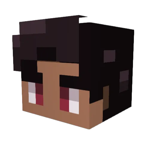 Lord_Jagg Minecraft avatar head, 3D render