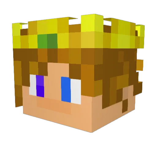 Lord_Jakub Minecraft avatar head, 3D render