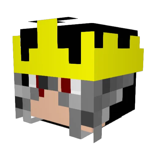 Lord_Jarus Minecraft avatar head, 3D render