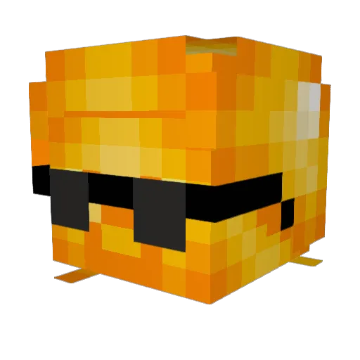 Lord_Jawbus Minecraft avatar head, 3D render